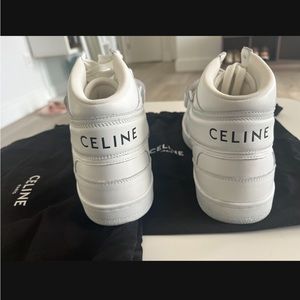CELINE HIGH SNEAKER CT-03 WITH VELCRO IN CALFSKIN